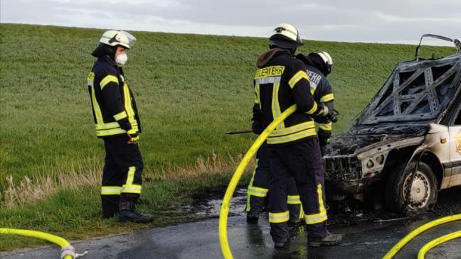 Auto in Brand geraten