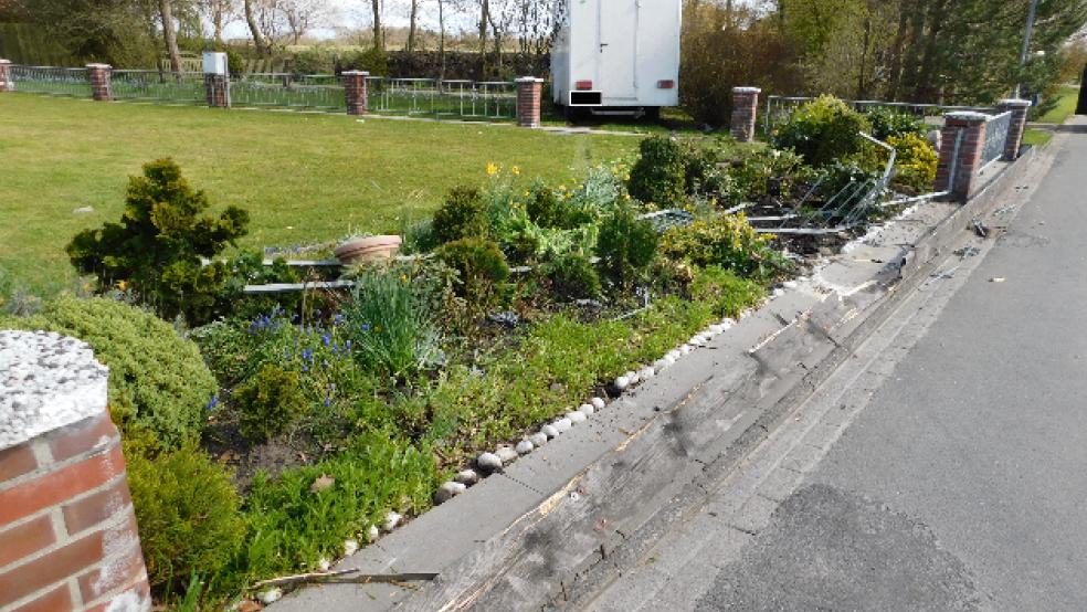 Der Schaden beläuft sich auf eine hohe, vierstellige Summe.  © Polizei