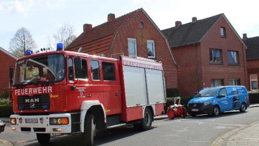 Die Feuerwehr war heute Nachmittag in Weener im Einsatz.  © Rand (Feuerwehr)