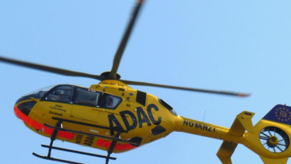 Die schwer verletzte Radfahrerin aus dem Emsland wurde mit einem Rettungshubschrauber in eine Spezialklinik gebracht. © Symbolfoto: Pixabay