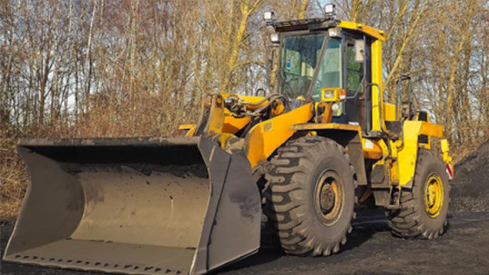 Unbekannte haben in Uplengen einen Radlader (Beispielfoto) gestohlen und danach mehrere Sachbeschädigungen damit begangen.  © Foto: pixabay