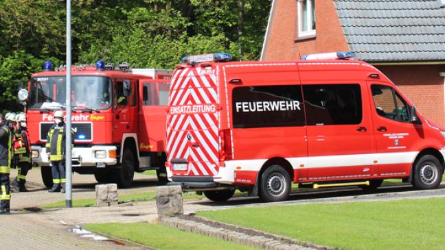 Brennende Lappen statt Dachbrand