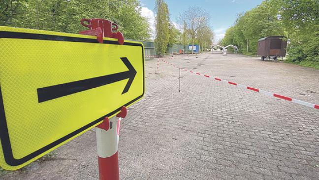 Testzentrum nun auch für Radler und Fußgänger