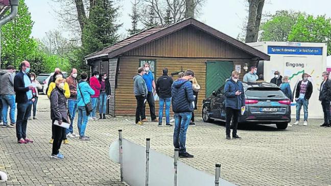 Auf der Werft sind viele schon geimpft