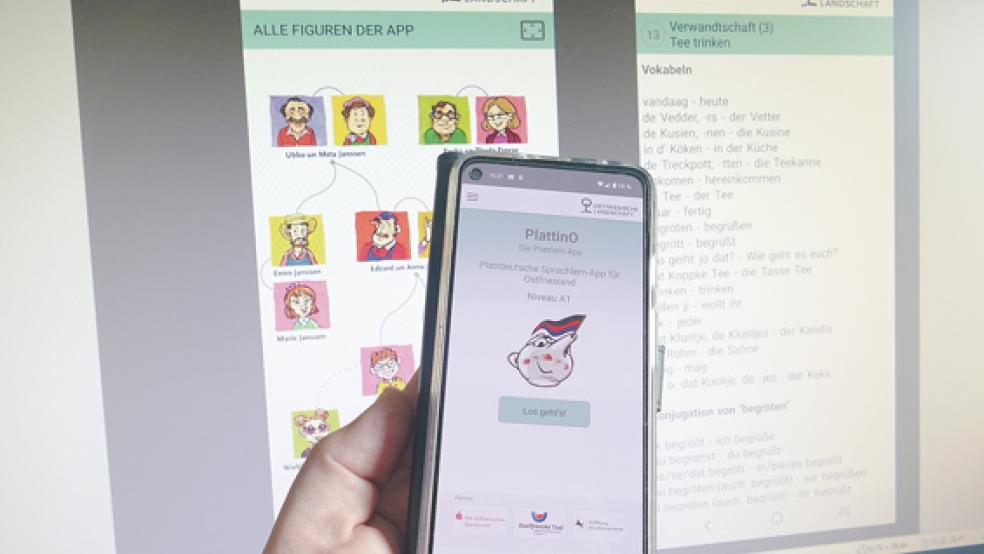 Die neue App vermittelt Wissenswertes über Sprache, Land und Leute in Ostfriesland.<br />  © Foto: Jürgens