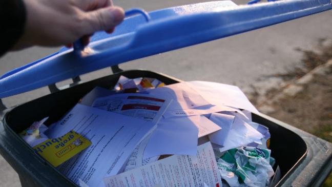 Rasteder holen den Müll ab