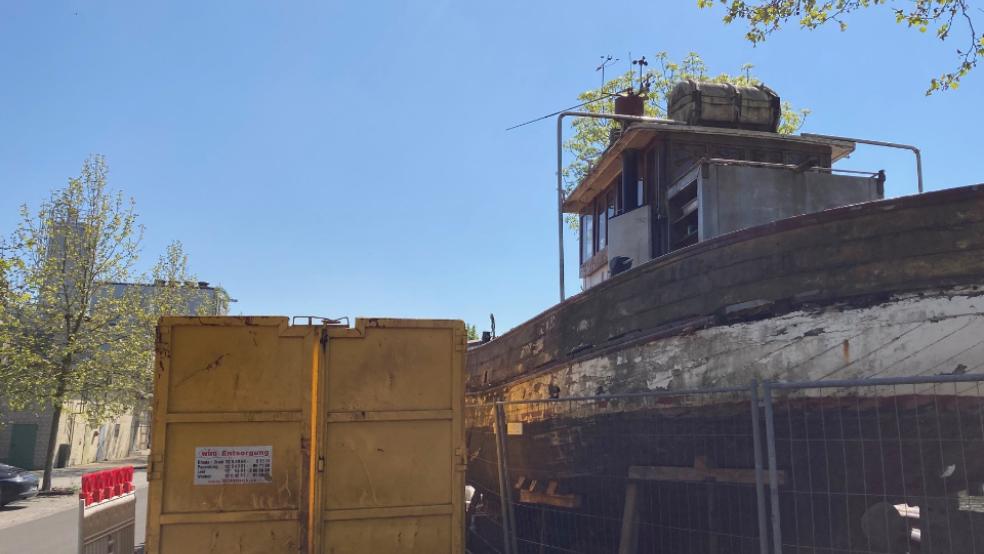 Dieser alte Kutter wird abgewrackt. © boelmann