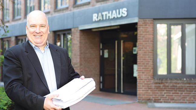 Stadt meldete sich Freitag