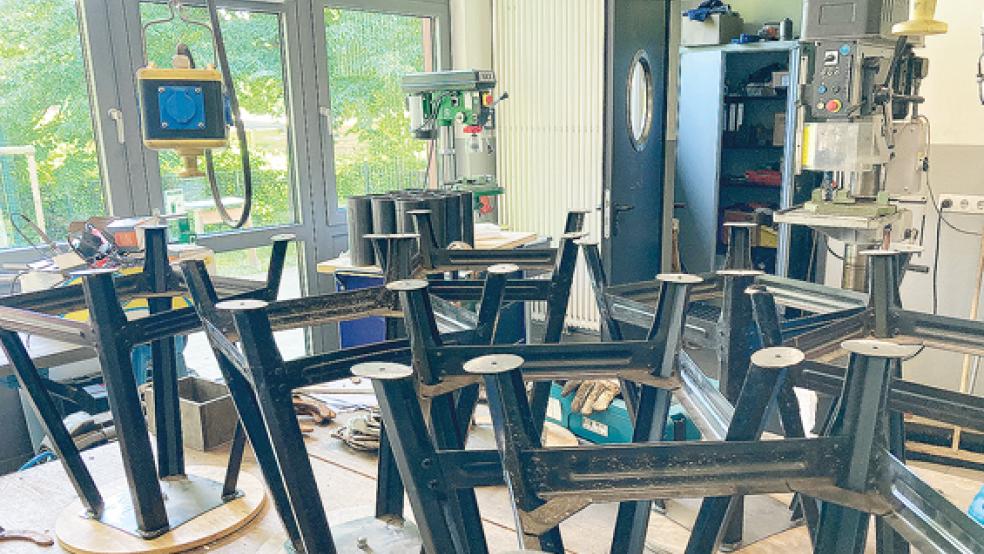 Neu eingerichtet werden soll in Weener in der Außenstelle der Greta-Schoon-Schule auch eine Metallwerkstatt für die sechs Abschlussklassen.  © Fotos: Boelmann