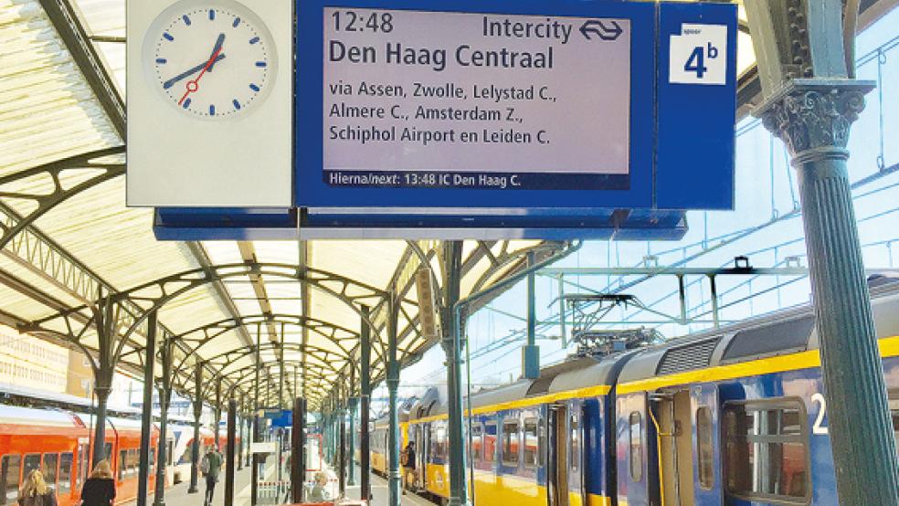 Von Groningen nach Den Haag soll es künftig 35 Minuten schneller über die Lelylijn gehen statt wie bisher über Assen und durch den »Flaschenhals« Zwolle.  © Foto: Kuper