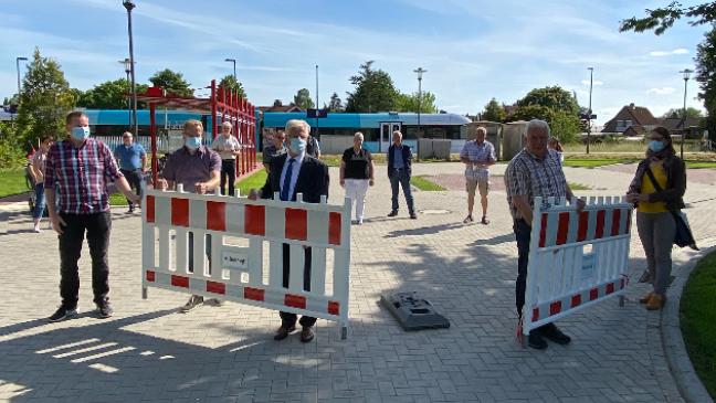 Weener heißt Reisende willkommen mit neuem Bahnhof