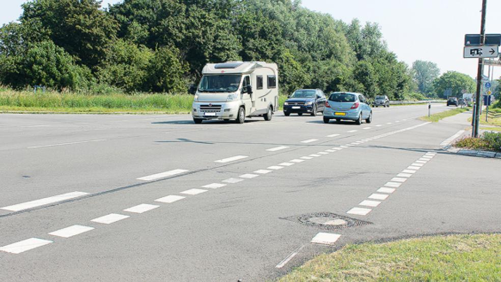 Die Verkehrssituation an dem Knotenpunkt ist nicht zufriedenstellend.  © Foto: Berents