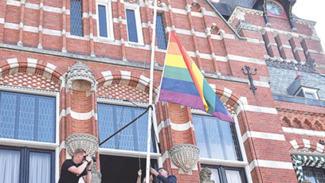 Gemeinde Oldambt zeigt Flagge