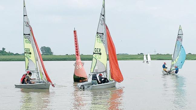 Schwacher Wind und starke Strömung