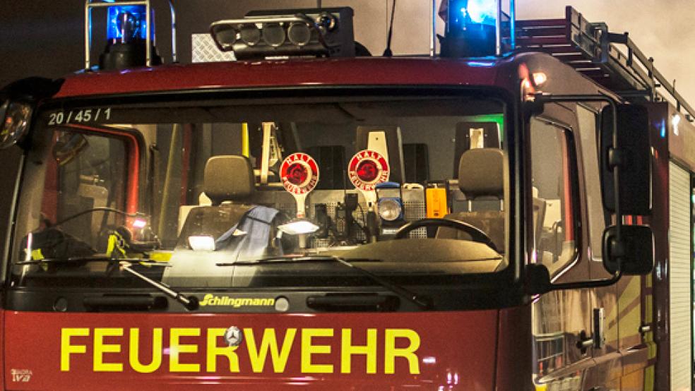 Die Feuerwehr Weener war heute morgen um 7 Uhr an der Neuen Feldstraße im Einsatz.  © Foto: Archiv