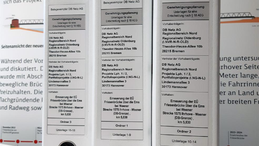 Im Dezember 2019 wurden die Genehmigungsunterlagen beim Eisenbahn-Bundesamt in Bonn eingereicht. Nun liegt die Genehmigung zum Bau der neuen Drehbrücke vor. © Foto: Stefan Schwedt/DB Netz AG