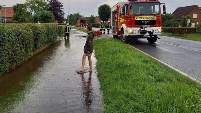 »Land unter« an Jemgumer Hofstraße