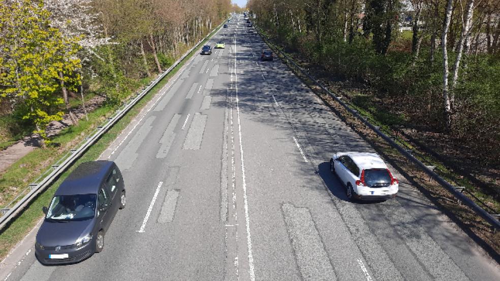 Der Stadtring (B 436) in Leer wird ab kommender Woche zur Großbaustelle. © Foto: Szyska