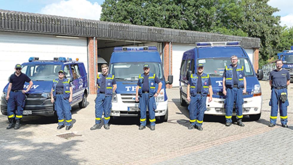 Helfer aus der Gruppe Notversorgung des THW Leer haben sich auf den Weg ins Krisengebiet gemacht, um dort die Bergungsgruppe abzulösen.  © Foto: privat