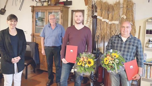 Zwei SPD-Mitglieder geehrt