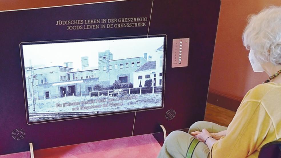 Kurzfilme informieren über das jüdische Leben in der Grenzregion. Für Weener steht die Geschichte der Puddingfabrik Polak im Mittelpunkt.  © Fotos: Ammermann
