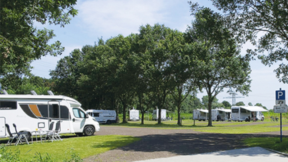 Auf dem Campingplatz in Grotegaste gibt es 30 neue Stellplätze für Wohnmobile.  © Foto: Gemeinde Westoverledingen