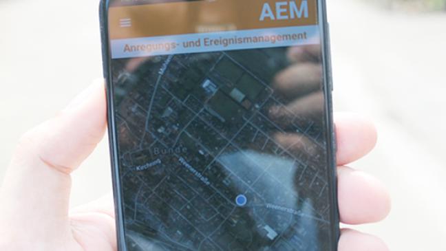 Anregungen per App einreichen