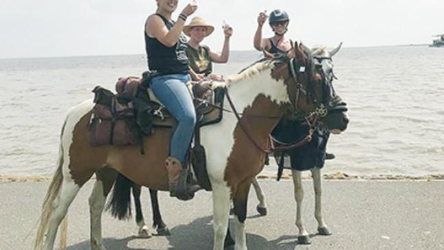 Glücklich und geschafft