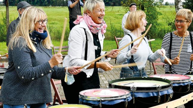 Es an der Landsburghalle krachen lassen