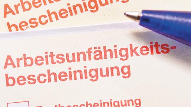 Arbeitnehmer  wurden 2020  seltener krank