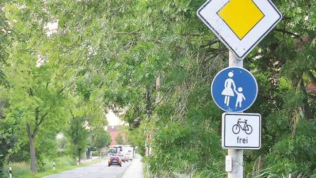 Ein Stück Verkehrssicherheit