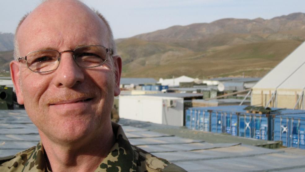 Michael Groothues als Militärpfarrer im Jahr 2010 im Camp der Bundeswehr im afghanischen Faizabad. © Foto: privat