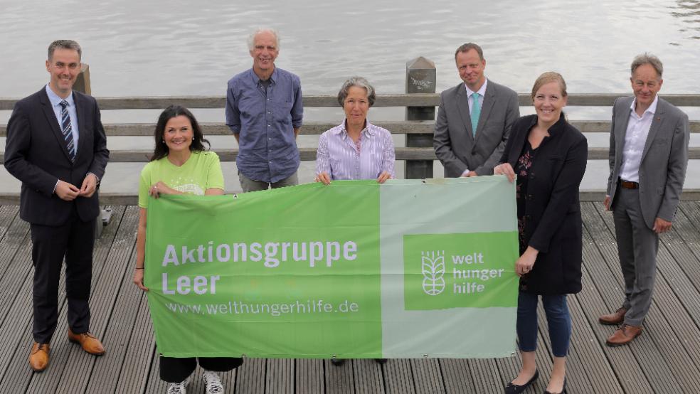 Die Organisatoren um Schirmherrin Gitta Connemann (vorne links), freuen sich, trotz der Corona-Pandemie erneut den Sternlauf ausrichten zu können.  © Foto: privat