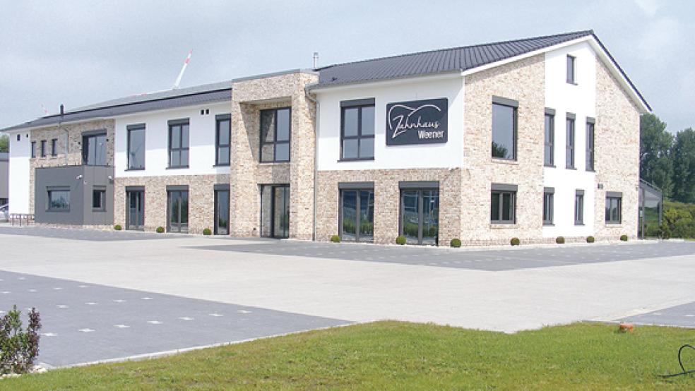 Im neuen »Zahnhaus« an der Industriestraße in Weener werden mittlerweile Patienten behandelt.  © Foto: Szyska