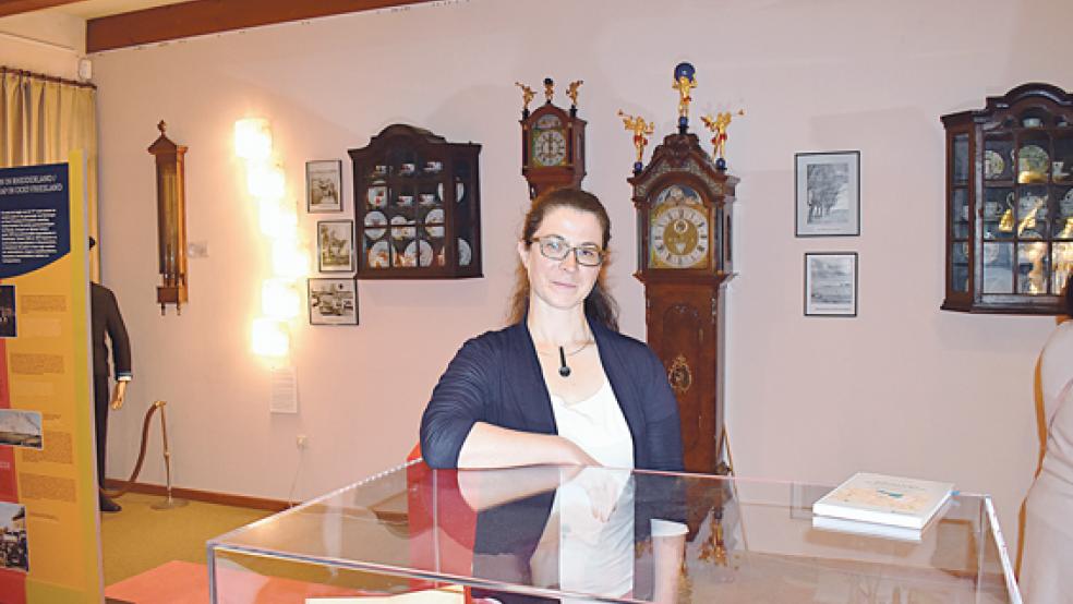 Dr. Juliane Irma Mihan vom Landkreis Leer referierte im Heimatmuseum in Weener über das Thema »Jüdisches Leben im grenznahen Raum«.  © Kuper