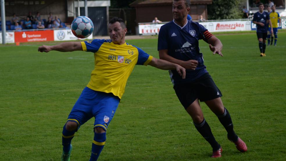Weener (hier Mirko Kozul) musste sich am ersten Spieltag Jheringsfehn/Stikelkamp/Timmel geschlagen geben und will nun die ersten Punkte einfahren. © Foto: Born