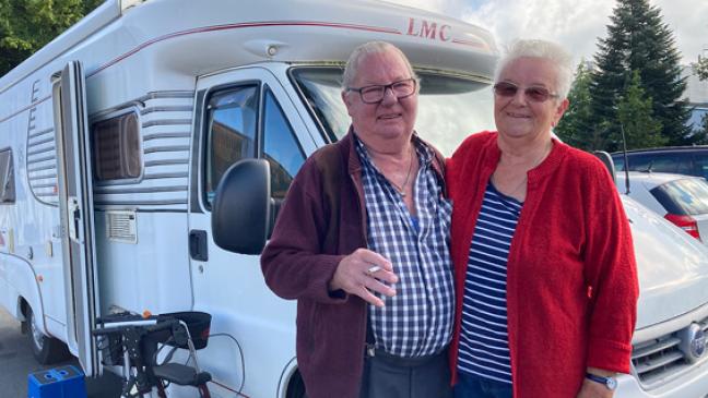 Begehrte Stellplätze am Wasser