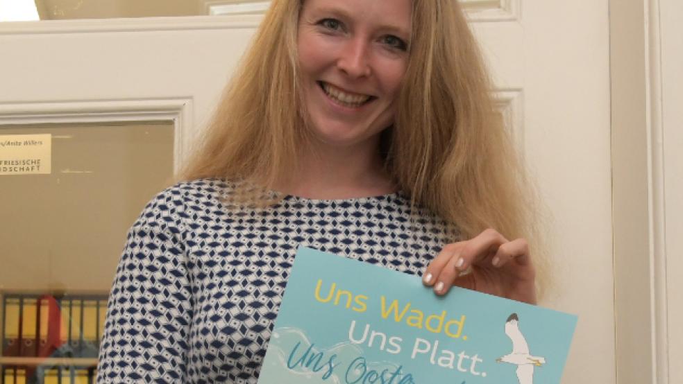 Grietje Kammler leitet seit 2014 das Plattdüütsk-Büro der Ostfriesischen Landschaft. © Foto: Graber