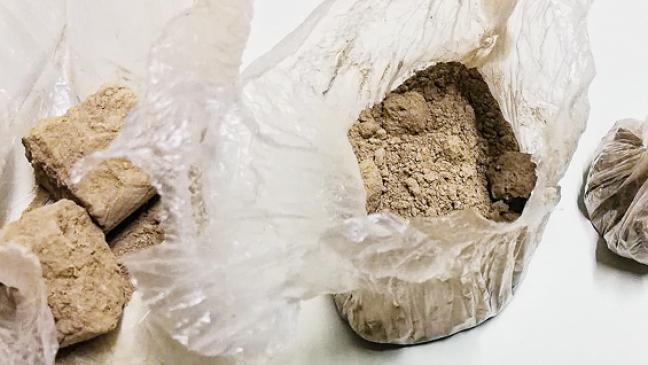 Heroin und Kokain verpackt verschluckt