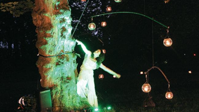 Magische Lichterwelt im Schlosspark