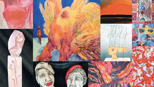 Rotes Lebenslicht der Kunst