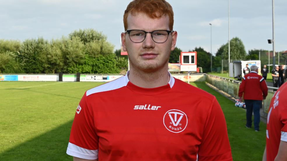 Thorben Haken glich zwischenzeitlich für Bunde zum 1:1 aus. © Foto: Bruins
