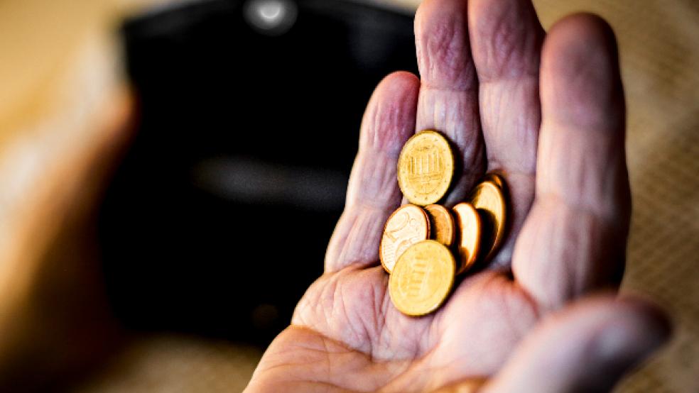 18 Prozent aller Beschäftigten, die im Kreis Leer in Vollzeit arbeiten, verdienen weniger als 2050 Euro brutto im Monat. Ihnen droht Altersarmut. © Symbolfoto: Pixabay