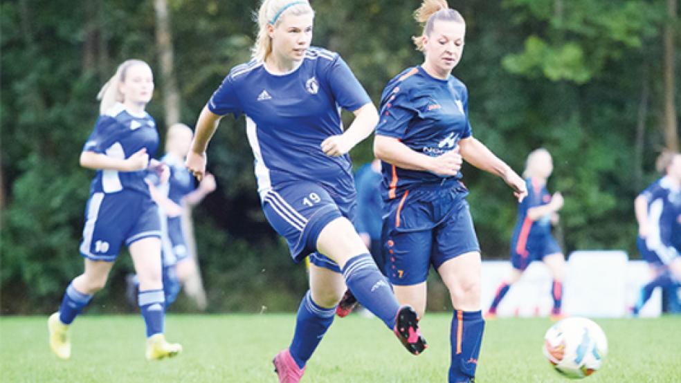 Rianne Nieweg (links) sorgte für den 1:6-Endstand.  © Foto: Bruins