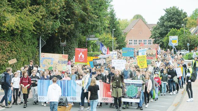 Wieder auf  die Straße für das Klima
