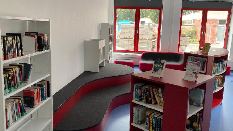 So sieht die neue Schulbücherei aus. © Boelmann