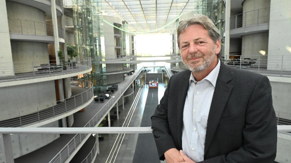 Im Paul-Löbe-Haus im Berliner Regierungsviertel: Markus Paschke war von 2013 bis 2017 und seit November 2019 der SPD-Bundestagsabgeordnete für den Wahlkreis Unterems. © Foto: Bruins