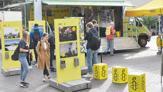 Amnesty informiert über Menschenrechte