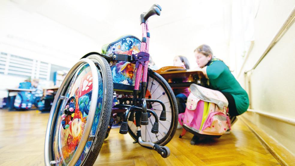 Im Rheiderland gibt es an den Schulen rund 125 Jungen und Mädchen, die einen Förderbedarf haben.  © Foto: Kjer (dpa)