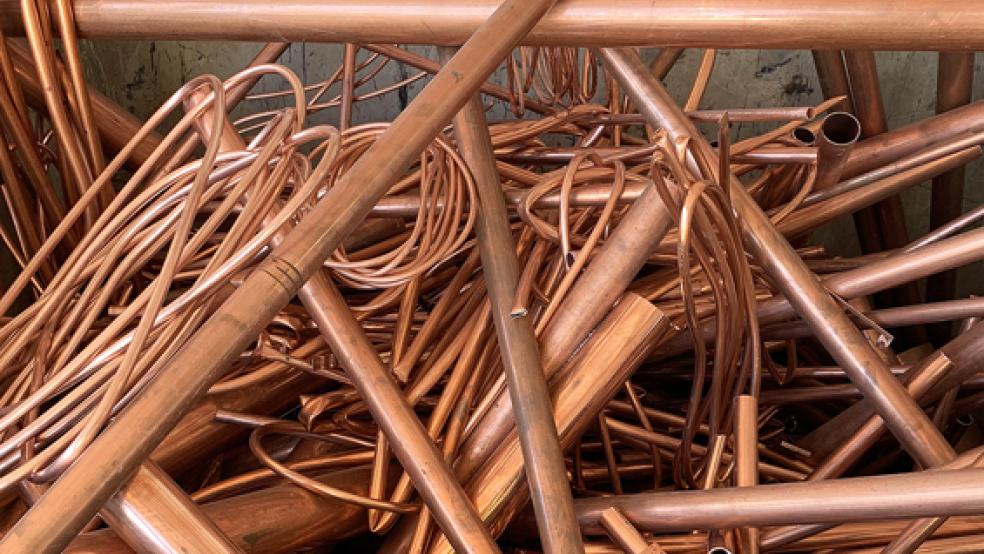 Kupfer bleibt ein begehrtes Diebesgut. Jetzt wurde in Weener wieder ein Fallrohr gestohlen.  © Foto: pixabay